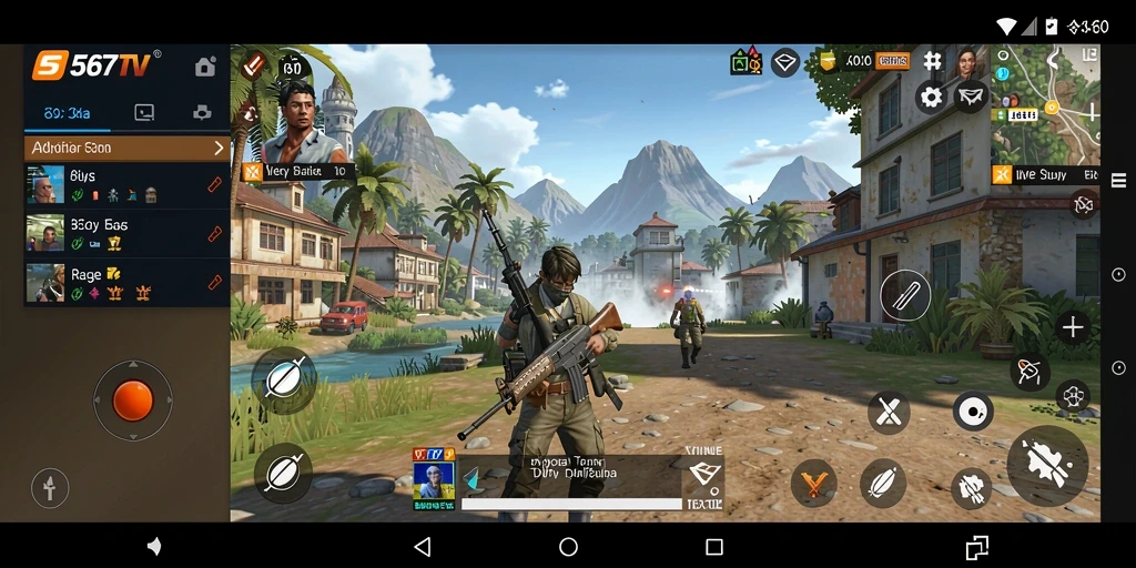 Gameplay seru 567TV di dunia terbuka yang luas