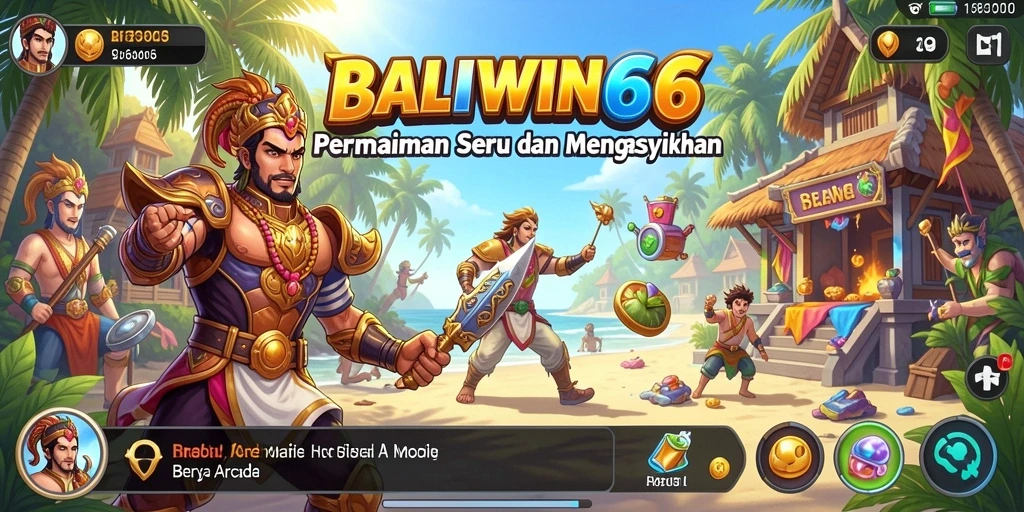 Tampilan gameplay yang menarik dan penuh tantangan di BALIWIN66.