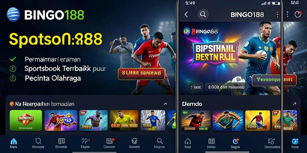 Tampilan menarik dari gameplay BINGO188 dengan berbagai opsi taruhan olahraga.