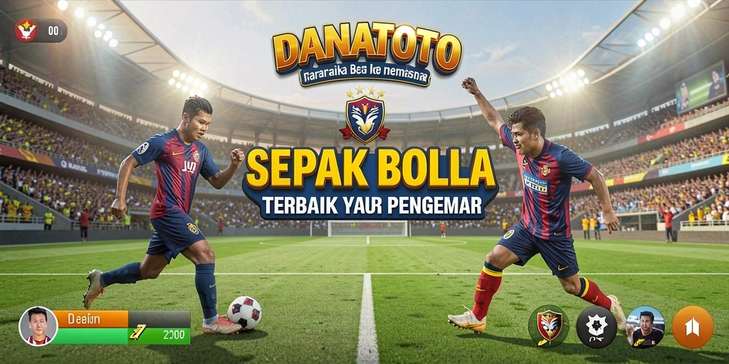 Tangkapan layar gameplay DANATOTO dengan aksi seru di lapangan.