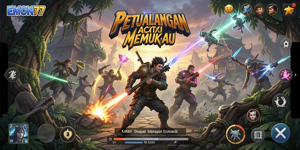 Gameplay EMON77 yang penuh aksi dan menegangkan.