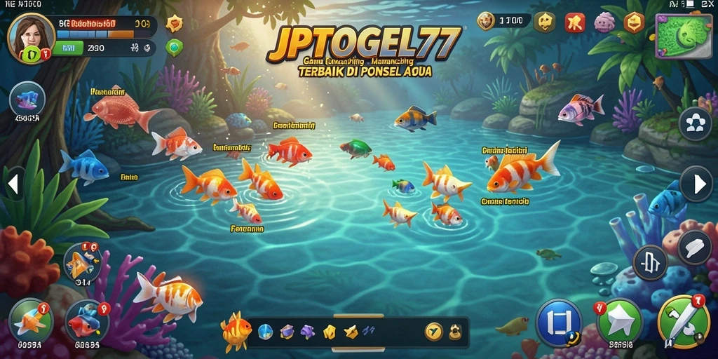 Screenshot gameplay JPTOGEL77 menampilkan pengalaman memancing yang seru.