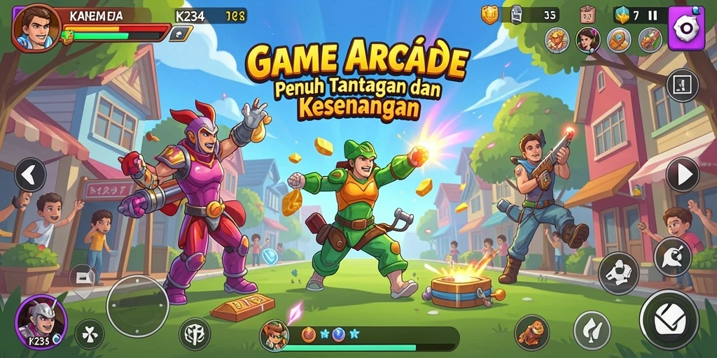 Tampilan gameplay K234 yang seru dan penuh tantangan.