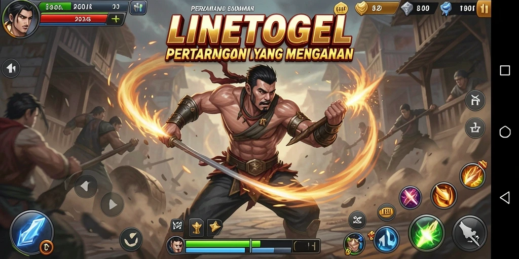 Tampilan aksi memukau dalam permainan Fighting LINETOGEL.