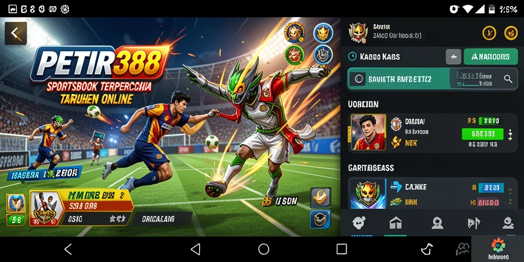 Screenshot utama PETIR388 menunjukkan pengalaman taruhan olahraga yang menarik.