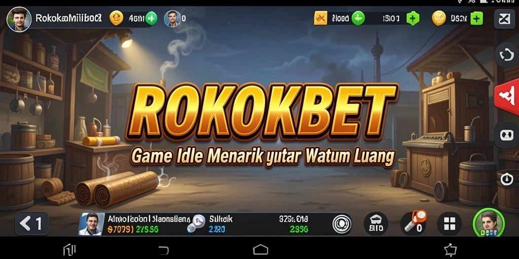 Tampilan gameplay ROKOKBET yang menarik dan interaktif