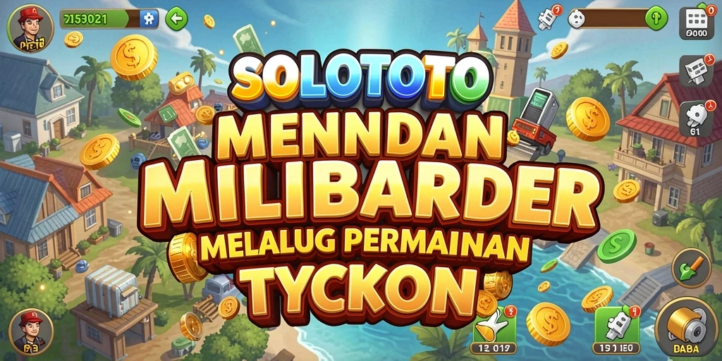 Screenshot gameplay SOLOTOTO yang menampilkan interaksi bisnis.